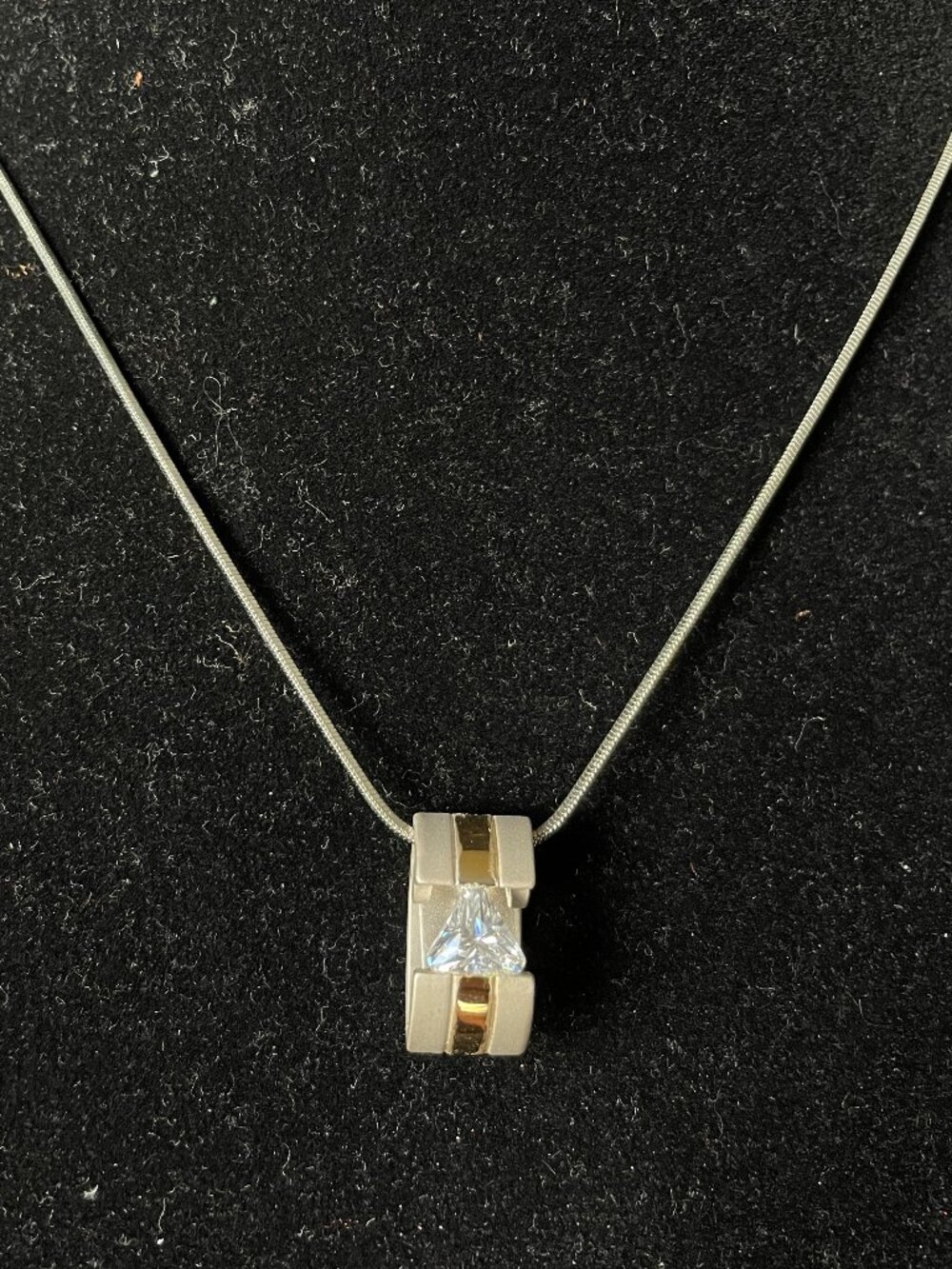 Diamond-Like CZ Solitaire Pendant Necklace